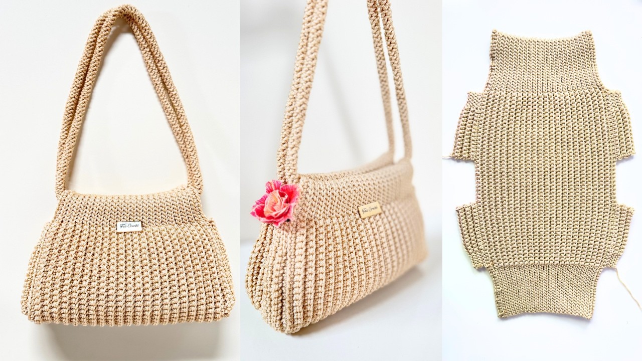 One-Piece Crochet Bag: Easy and Elegant | Lumi Bag Step-by-Step