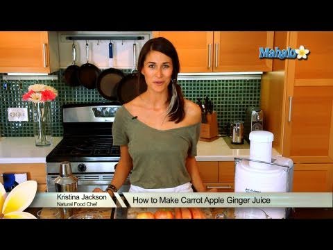 How to Make Carrot Apple Ginger Juice
