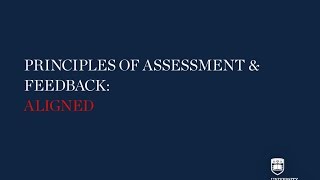 Principle 1: Aligned