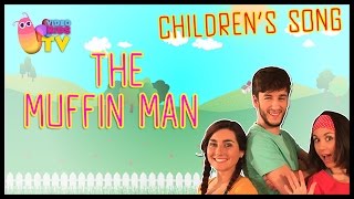 ♫♪ THE MUFFIN MAN ♫♪ children&#39;s song with dance and lyrics