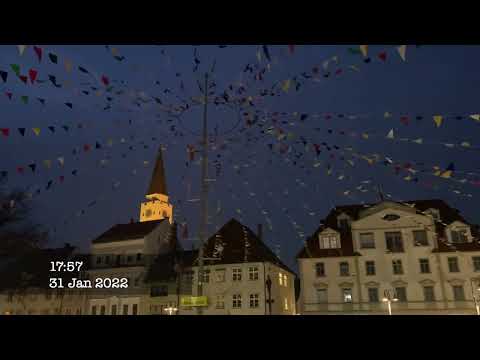 Spaziergang/Demonstration Ehingen, Germany - mit Spaziergänger Comments (English Subtitles)