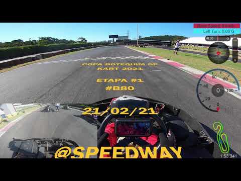COPA BOTEQUIM GP KART 2021 - ETAPA #1 - #B80 /2  - SPEEDWAY - BALNEARIO CAMBORIU /SC (21/02/21) - HD
