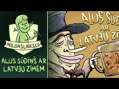 'Crappy beer with latvian signs' beer label - Speed...