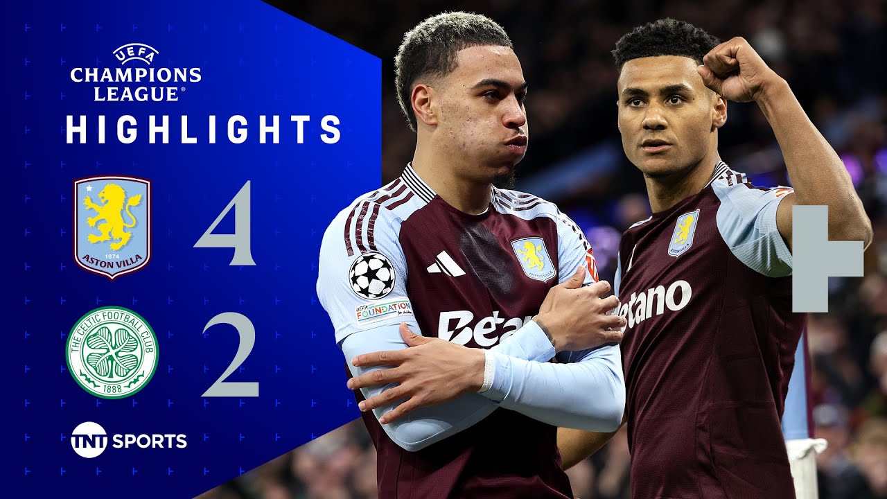 Watkins & Rogers Hat-Trick Seals Win 😮‍💨 | Aston Villa 4-2 Celtic | UEFA Champions League Highlights