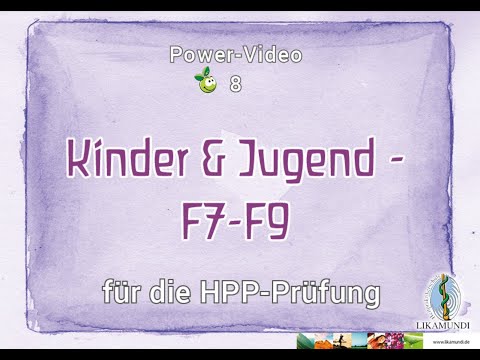 F7-F9 Kinder - Heilpraktiker für Psychotherapie