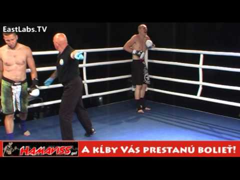 K1 empress Poprad - K1 do 75kg - Lukáš Bednár SVK vs Martin Pánis SVK.mpg