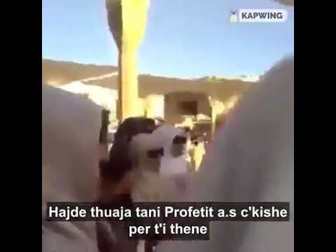 I riu shqiptar pranë varrit të Profetit Muhamed a.s në Medine.