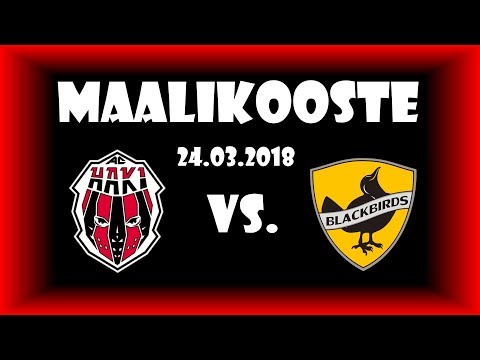 AC HaKi - Blackbirds 24.03.2018 Maalikooste