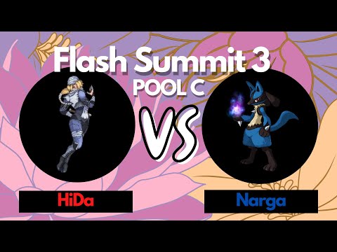 Flash Summit 3: Pool C - HiDa (Sheik) vs Narga (Lucario)
