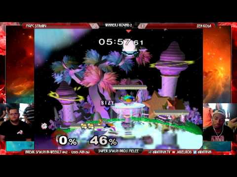 Break Smash #42   SSBM W2   MGFC Str8Wu VS ZEN Ko$a