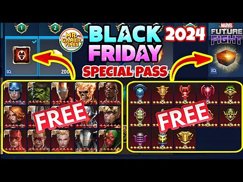 😍 Free Tier-3 Selector & CTP Black Friday Special Pass 2024 | Marvel Future Fight