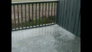 preview picture of video 'Brunswick Georgia Hail Storm June 5 2012.wmv'