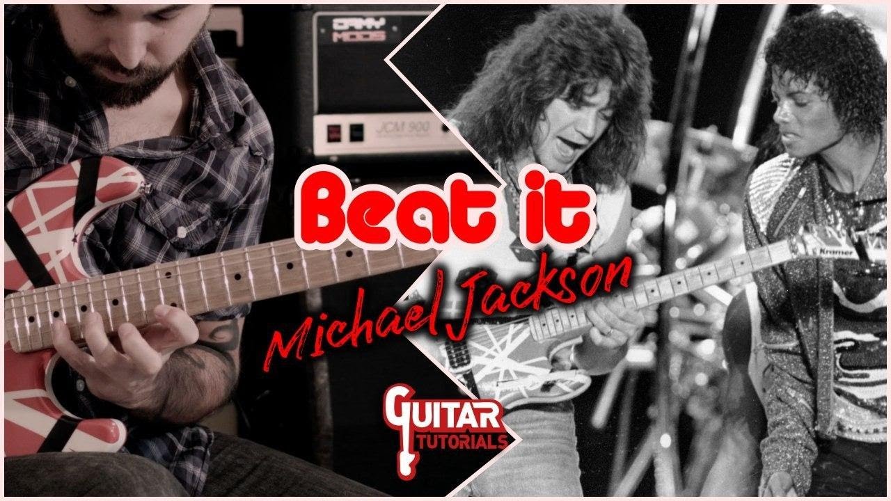 Beat It (Michael Jackson) - Guitar Solo by Eddie Van Halen - Guitar Tutorial with Antonio Cordaro - YouTube