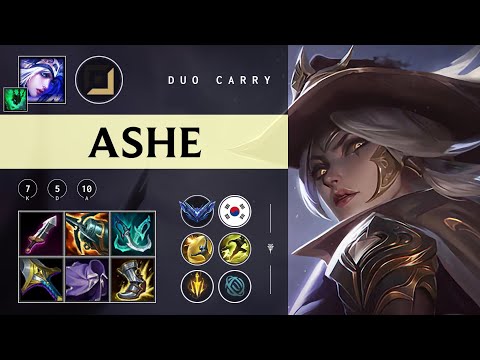 Ashe ADC vs Corki - KR Diamond Patch 25.24
