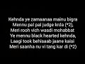 Black Heart Lyrics Sara Khan Nakshita World