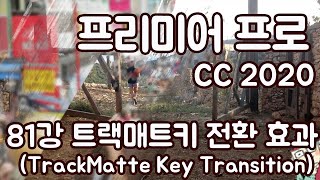 프리미어 프로 CC 2020 초보 강좌 #81 트랙매트키 전환효과 (Track Matte key Transition)