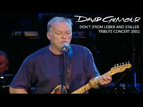 David Gilmour - Don't (From Leiber And Staller Tribute Concert 2001)