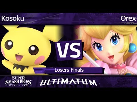 Ultimatum - eLH | Kosoku (Pichu) vs Orex (Peach) Losers Finals - SSBU