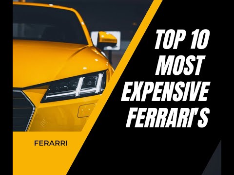 Thumbnail for Top 10 Most Expensive Ferrari's in the World!! (Red Sighted!!!) by Ferrari, Car