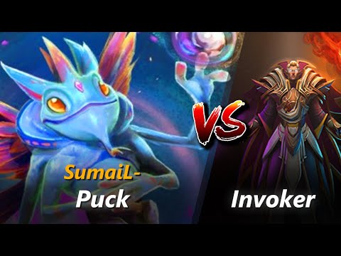 How to Puck mid vs Invoker (feat. SumaiL-) | First 10 minutes