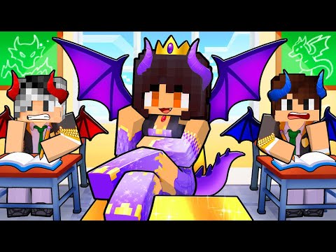 GÖKÇE EJDERHA Okuluna Gitti - Minecraft