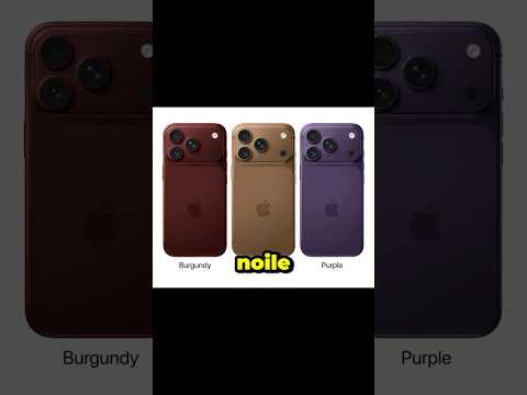 CULORILE NOULUI IPHONE 18