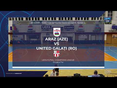 LIVE | Araz vs. United Galați - UEFA Futsal Champions League