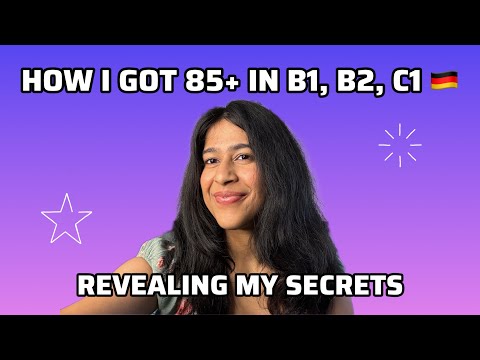 Tips to learn German 🇩🇪 How I got 85+ in all German exams