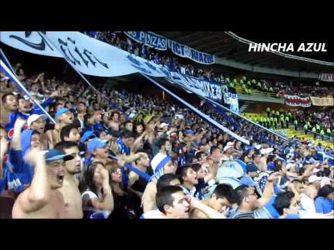"Millonarios Vs santa fe - Desde las Tribunas - Blue Rain" Barra: Blue Rain &bull; Club: Millonarios