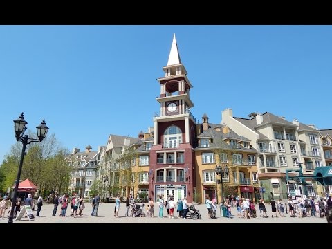 Mont Tremblant Resort Village em Quebec Canadá no verão