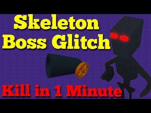 Halloween Skeleton Boss Glitch (invincibility Glitch) Build A Boat For Treasure