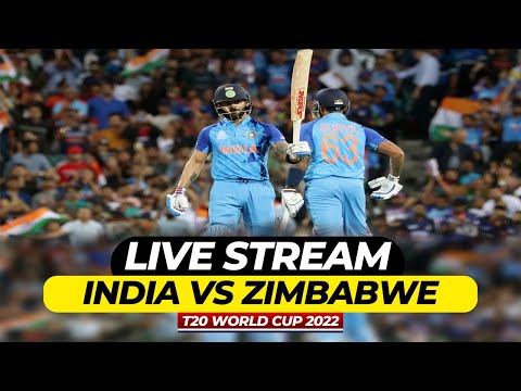 🔴LIVE : India vs Zimbabwe Live Streaming | T20 World Cup 2022 | IND vs ZIM LIVE Score & Commentary