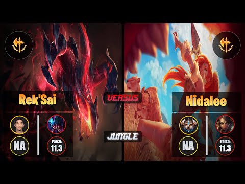 Blaber REK'SAI (Jungle) [Conqueror] VS NIDALEE - Challenger NA Patch 11.3