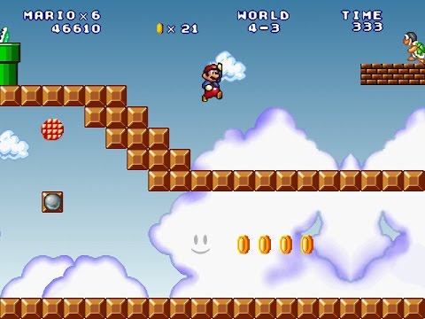Mario Forever Advance Edition World 4 Speedrun [TAS]