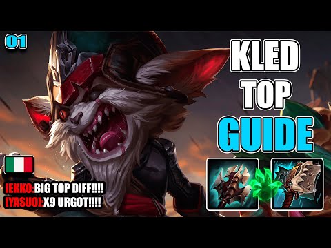 KLED TOP EXPLAINED WELL 🔥 | Complete Guide to Macro and Micro, League of Legends #01