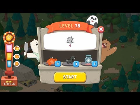 We Bare Bears Match3 Repairs Level 78 HD 1080p