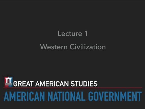 Lecture 1 Western Civilization