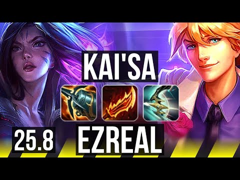 KAI'SA & Neeko vs EZREAL & Sona (ADC) | 8/2/11 | EUW Challenger | 25.8