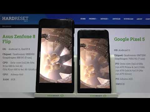 ASUS ZenFone 8 Flip vs GOOGLE Pixel 5 3DMark Sling Shot extreme