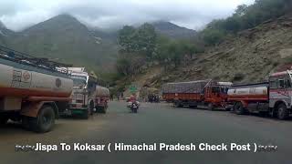 preview picture of video 'Koksar | Jispa To Koksar |  Leh Manali Highway | Dominar400'
