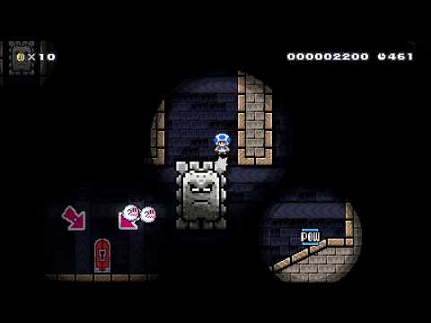 Thwomp's Mansion by Surym - Super Mario Maker 2 - No Commentary 1ca 1cb 022020