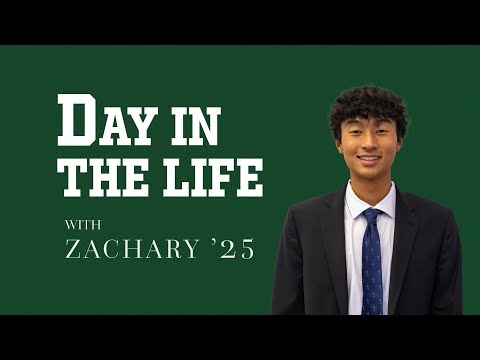Zachary '25 | Day in the Life at Deerfield Academy