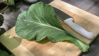 How to blanch and freeze collard greens