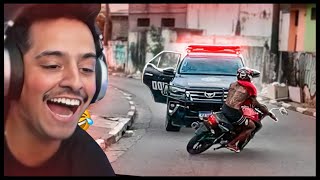 LOUD CORINGA REAGINDO A EMOCIONADO TENTA PINOTE MAS FICA SEM SAÍDA GCM MESQUITA