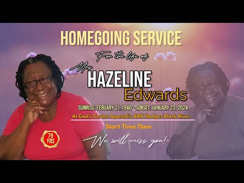 Hazeline Edwards Homegoing Service