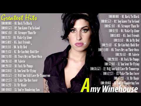 Amy Winehouse Greatest Hits Playlist | Amy Winehouse Best Songs
