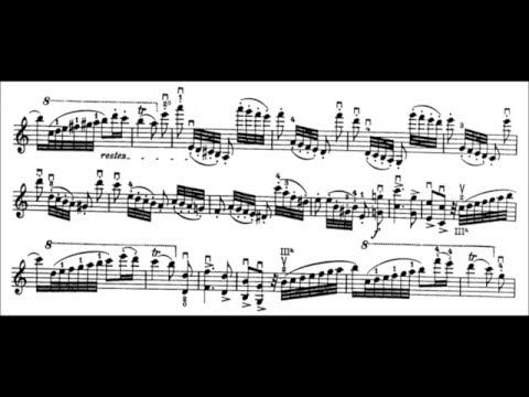 Niccolò Paganini - Caprice for Solo Violin, Op. 1 No. 9 (Sheet Music)