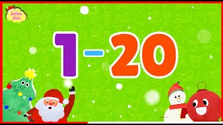 Counting from 1 to 20 – Fun Christmas Counting Song for Kids @kidsGobbleGala gameplay video by Pegr, 1:21 duration