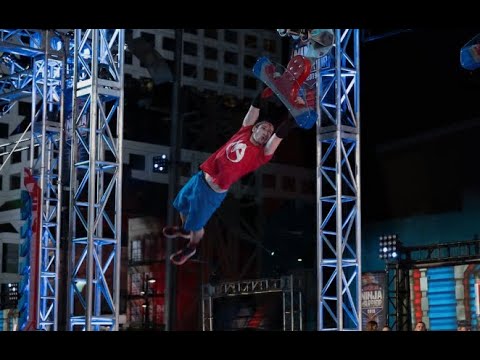 Ethan Swanson at the Cincinnati City Qualifiers - American Ninja Warrior 2019