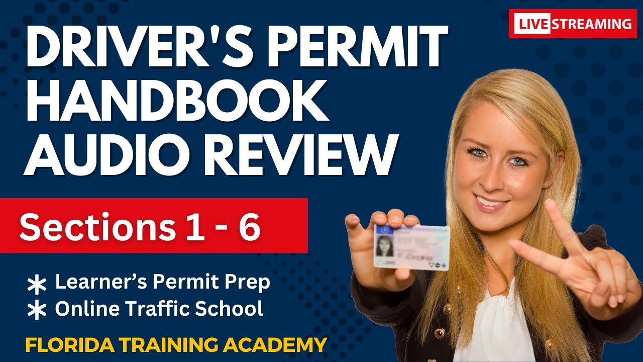 Florida Driver's License Handbook Audio Review - Pass the Driving Exam (Part 1)